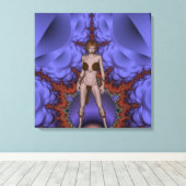 Dansen met chaos canvas afdruk (Insitu (Houten vloer))