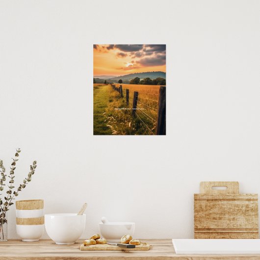 Dansen met de Dusk - Tennessee Sunset Poster (Keuken)