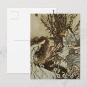 “Dansen met de feeën” door Arthur Rackham Briefkaart (Voorkant / Achterkant)