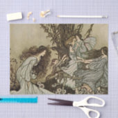 “Dansen met de feeën” door Arthur Rackham Tissuepapier (Craft)