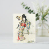 Dansen met de Golden Comb Briefkaart (Staand voorkant)