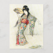 Dansen met de Golden Comb Briefkaart (Voorkant)