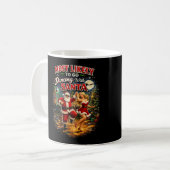 Dansen met de Kerstman Koffiemok (Voorkant links)