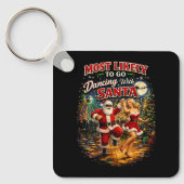 Dansen met de Kerstman Sleutelhanger (Voorkant)