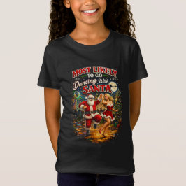 Dansen met de Kerstman T-shirt