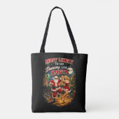 Dansen met de Kerstman Tote Bag (Achterkant)