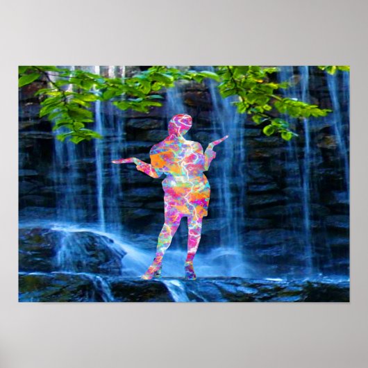 Dansen met de natuur poster (Voorkant)