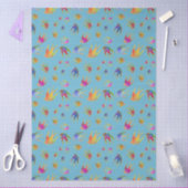 Dansen met de wind op een frisse winterhorizon tissuepapier (Craft)