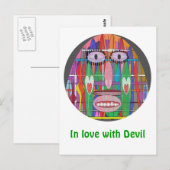 Dansen met Devil Briefkaart (Voorkant / Achterkant)