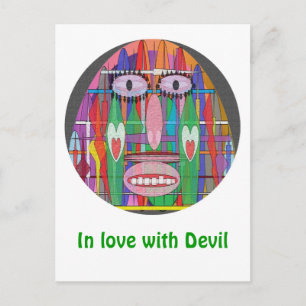 Dansen met Devil Briefkaart