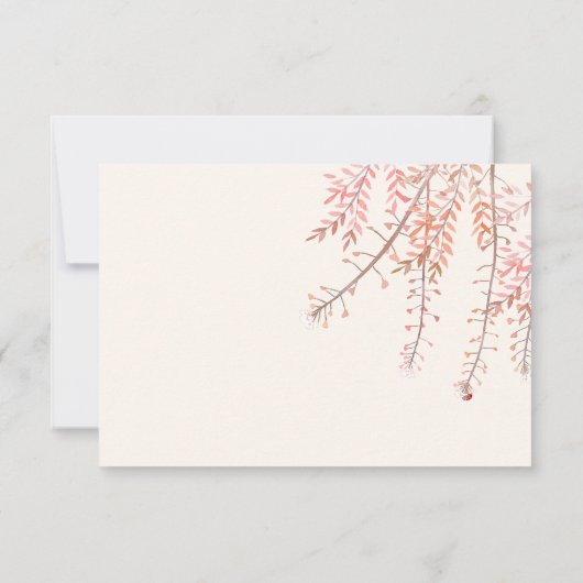 Dansen met het gefluister van de wind RSVP kaartje (Achterkant)