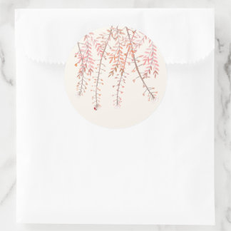 Dansen met het gefluister van de wind Wedding Stic Ronde Sticker