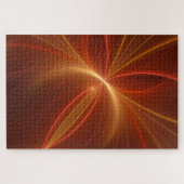 Dansen met het Licht Moderne Abstracte Fractale Ku Legpuzzel (Horizontaal)