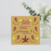 Dansen met het windvierkant briefkaart (Staand voorkant)