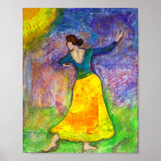 Dansen met jezelf poster (Voorkant)