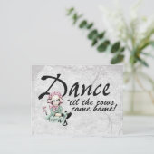 Dansen met koeien briefkaart (Staand voorkant)