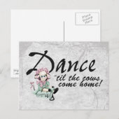 Dansen met koeien briefkaart (Voorkant / Achterkant)