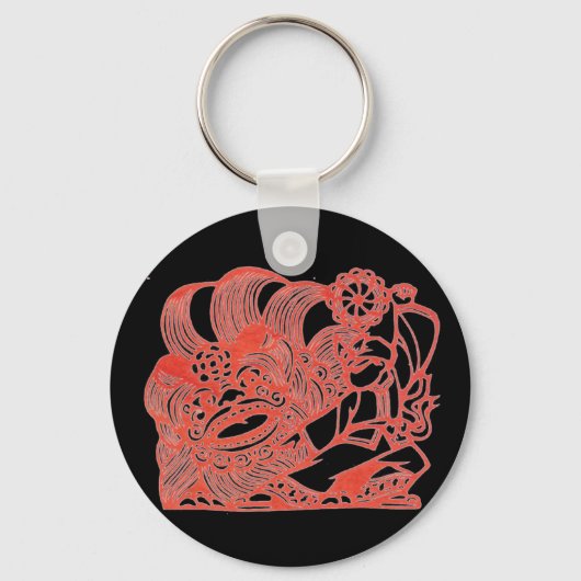 Dansen met leeuw sleutelhanger (Voorkant)