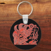 Dansen met leeuw sleutelhanger (Voorkant)