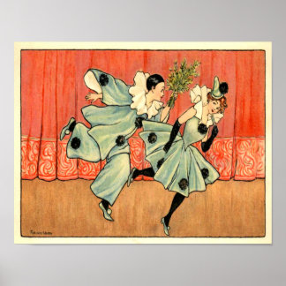 Dansen met maretak poster