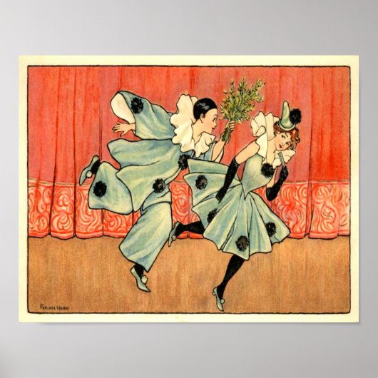 Dansen met maretak poster (Voorkant)