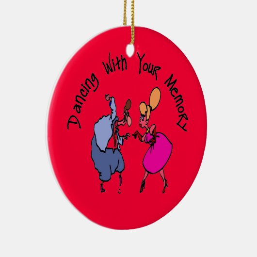 Dansen met Memories Keramisch Ornament (Rechts)