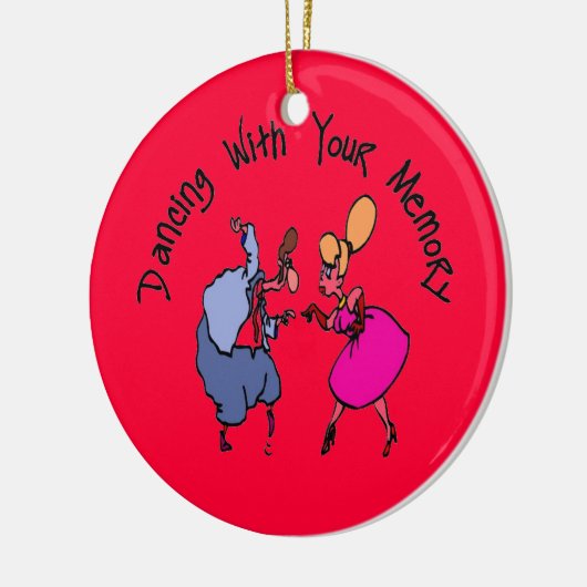 Dansen met Memories Keramisch Ornament (Links)
