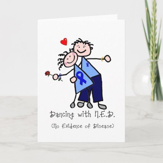 Dansen met N.E.D. - Colon Cancer Kaart (Voorkant)