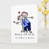 Dansen met N.E.D. - Colon Cancer Kaart (Gele Bloem)