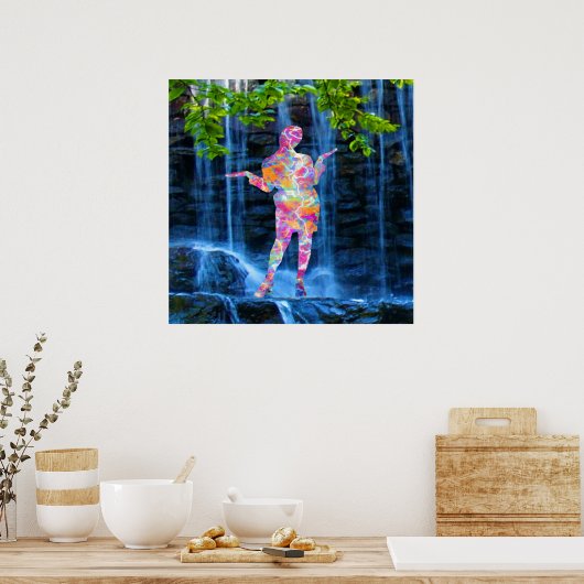 Dansen met Natuur Poster (Keuken)