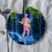 Dansen met Natuur Ronde Button 6,0 Cm (In situ)