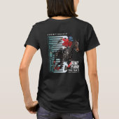 Dansen met paard (donkere modus) | Dames T-shirt (Achterkant)