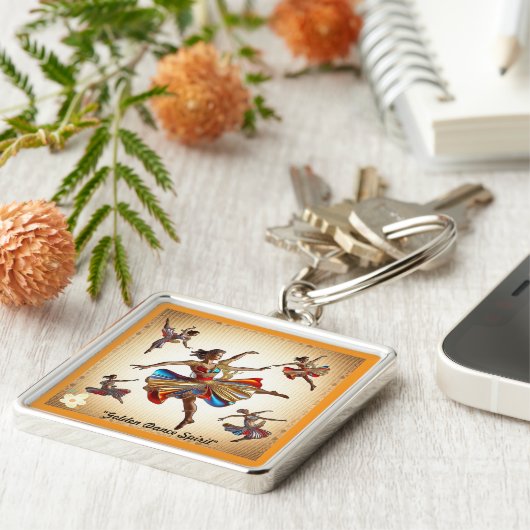 "Dansen met passie" Sleutelhanger (Zijkant)