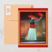 Dansen met ventilatoren briefkaart (Voorkant / Achterkant)