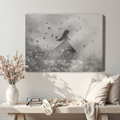 Dansen met vogels II Canvas Afdruk