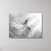 Dansen met vogels II Canvas Afdruk (Voorkant)