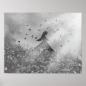 Dansen met vogels II Poster (Voorkant)