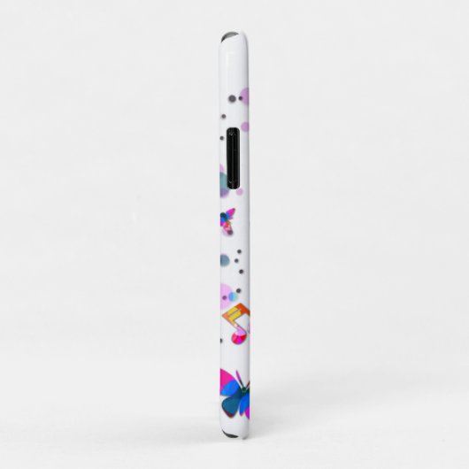 Dansen muziek van kleuren op groen Case-Mate iPhone case (Achterkant/rechts)