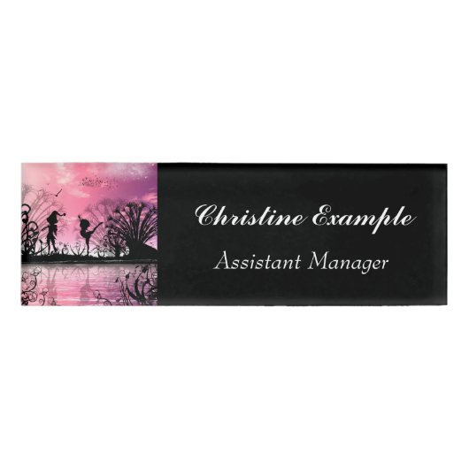 dansen naambadge (Voorkant)