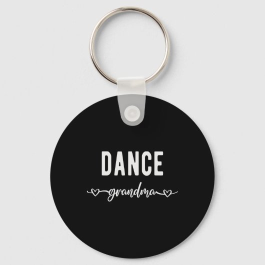 Dansen Oma Grappige Grootmoeder Dansende Liefde Sleutelhanger (Voorkant)