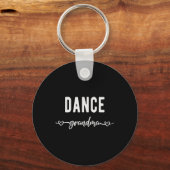 Dansen Oma Grappige Grootmoeder Dansende Liefde Sleutelhanger (Voorkant)
