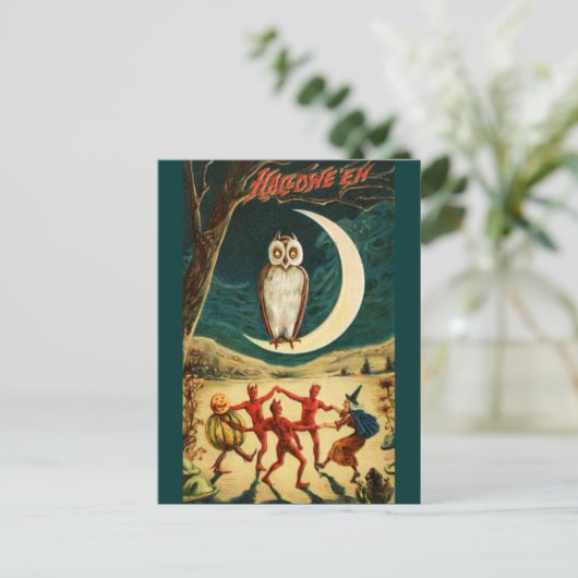 Dansen onder de maan briefkaart (Staand voorkant)