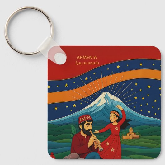 Dansen onder de Sleutelhanger van Mount Ararat (Voorkant)