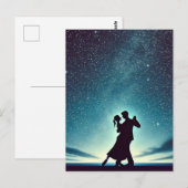 Dansen onder de sterrenhemel briefkaart (Voorkant / Achterkant)