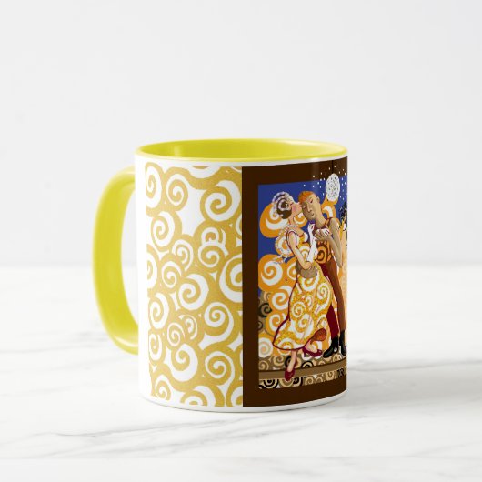 Dansen onder het spiegelbal mok (Voorkant links)