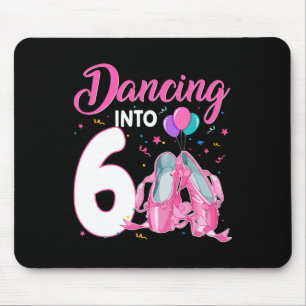 Dansen op 6-jarige verjaardag Ballerina Girl Pa Muismat
