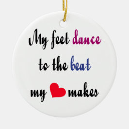Dansen op Beat Ornament