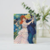 Dansen op Bougival door Pierre-Auguste Renoir Briefkaart (Staand voorkant)