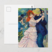 Dansen op Bougival door Pierre-Auguste Renoir Briefkaart (Voorkant / Achterkant)