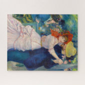 Dansen op Bougival door Pierre-Auguste Renoir Legpuzzel (Horizontaal)